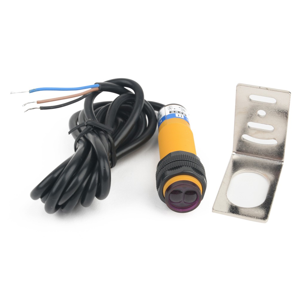 12V/24V Adjustable-Infrared Proximity Switch Photoelectric Detect Sensor NPN NO 
