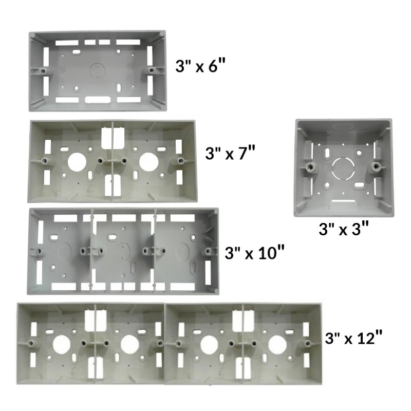 SEMENYIH PVC Nut Box Surface Type Electrical Box Base Switch Base Box