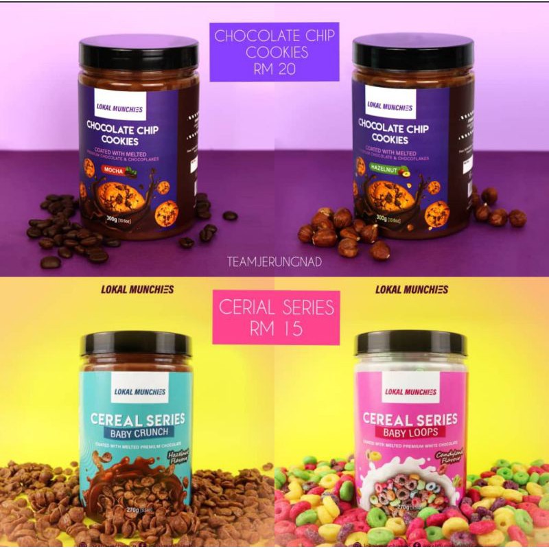 LOKAL MUCHIES Belgium cookies with Premium melted chocolate