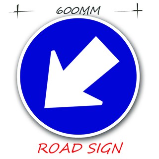 Arrow Road Sign Follow Here Sign Masuk Di Sini Papan Tanda Jalan Signage Shopee Malaysia