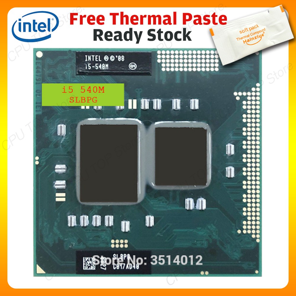 Intel Core I5 430m 450m 460m 480m 5m 540m 560m 580m Laptop Notebook Cpu Hm55 Hm57 Shopee Malaysia