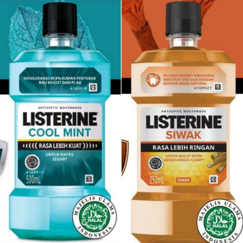 listerine-250ml-fresh-burst-and-siwak-shopee-malaysia