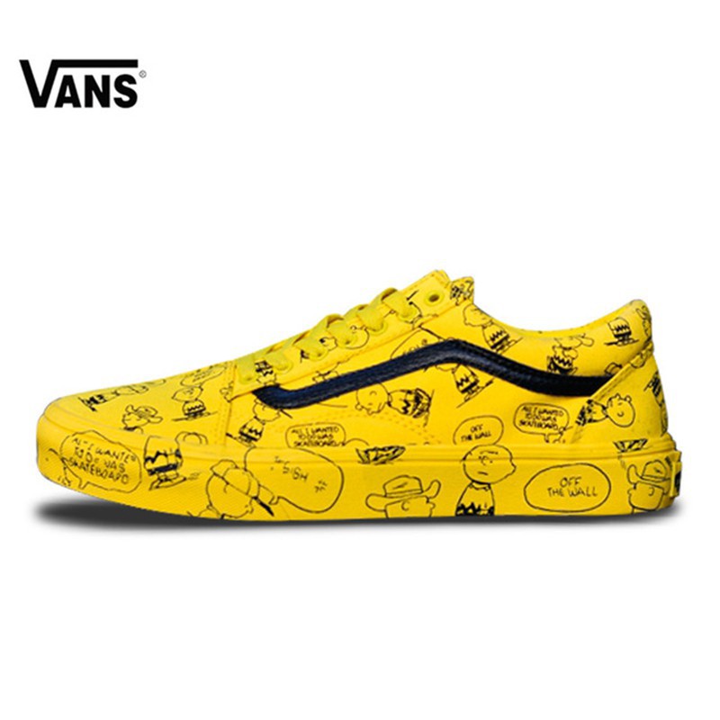 vans peanuts yellow old skool