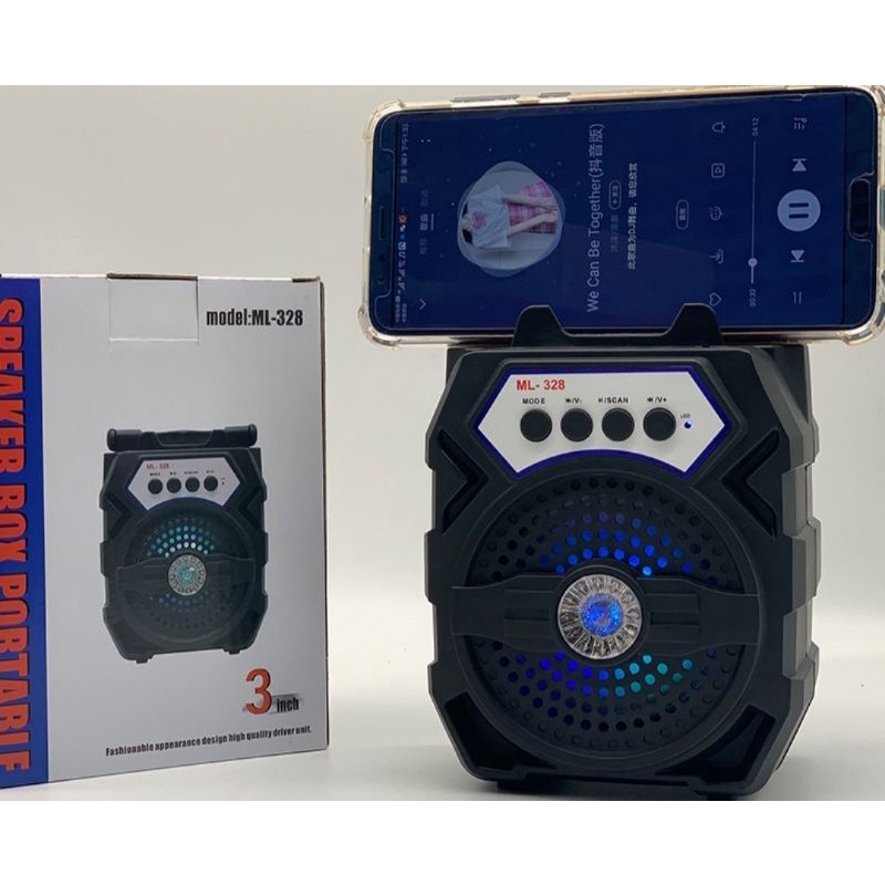 ML-328 Portable Wireless Speaker Bluetooth/USB/TF/AUX/FM 手提無線藍牙音響喇叭大音量戶外廣場舞家用3d環繞重低音炮小型播放器