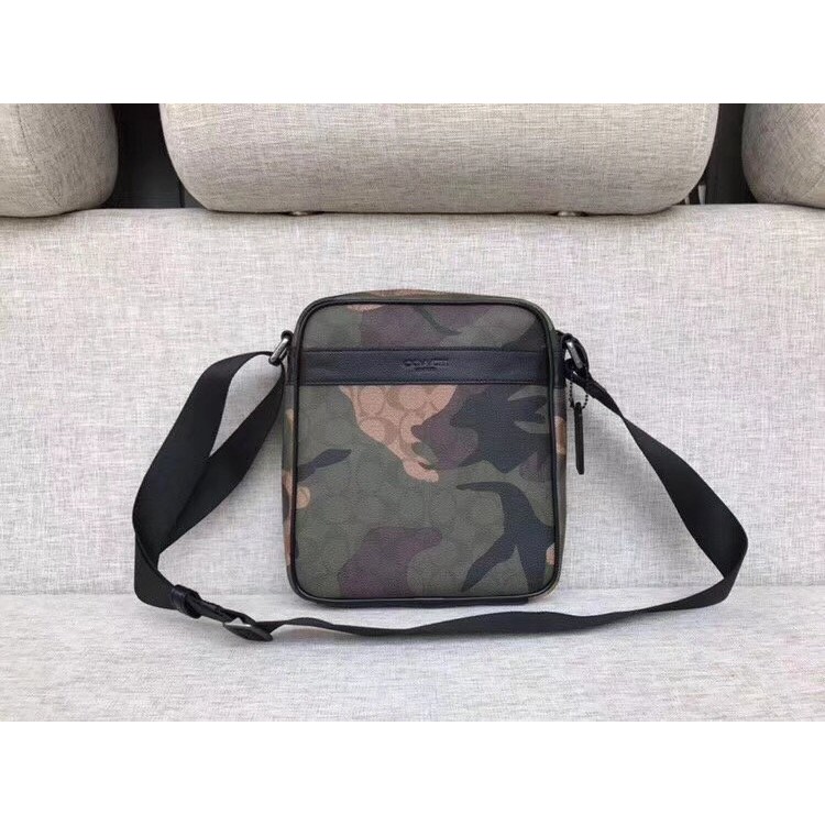 Coach F59913 men charles flight in signature dark green camo coacted sling  bag crossbody bag | Shopee Malaysia