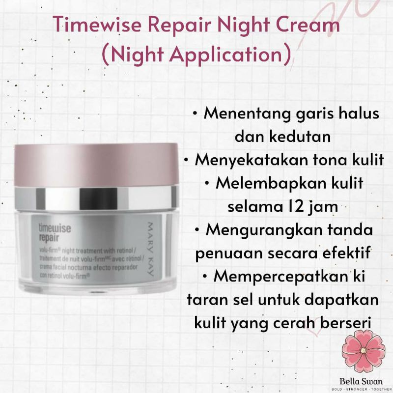 night cream timewise repair