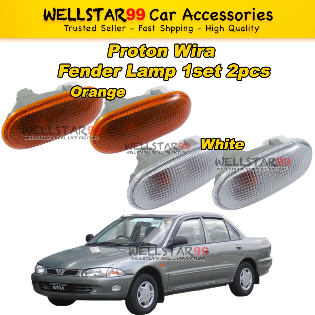 Proton Wira/waja/satria/arena Fender Signal Lamp Side Light Lampu Tepi