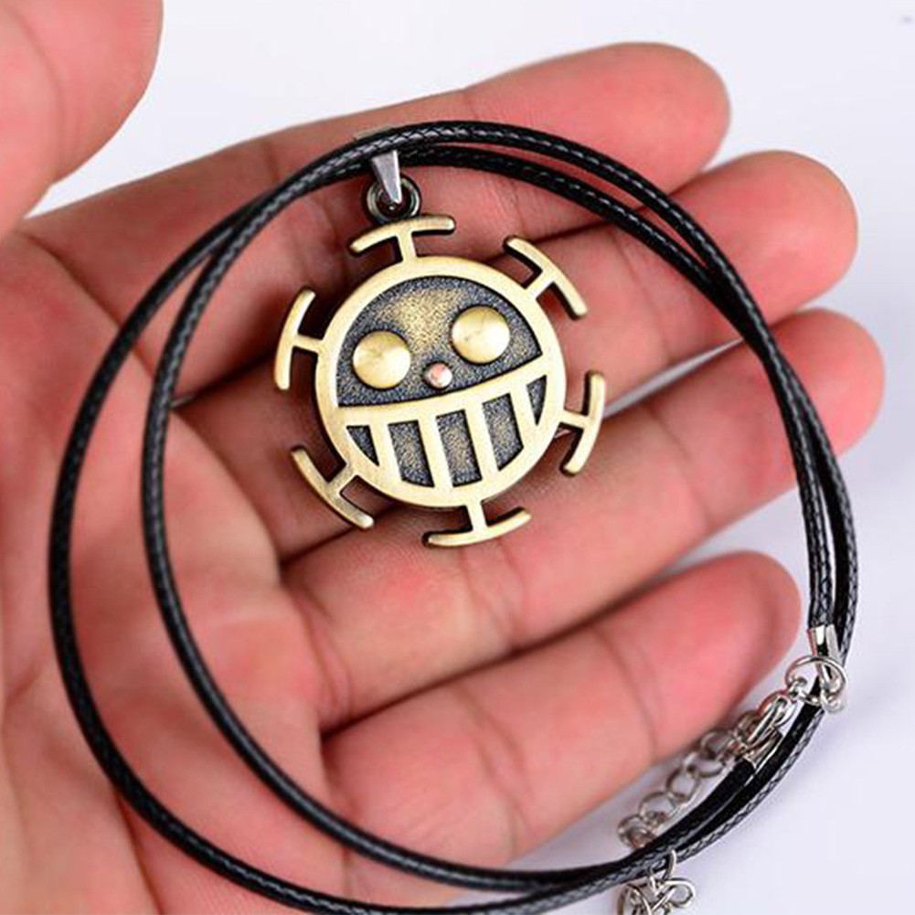 One Piece Trafalgar Law Logo necklace Unisex Chain Pendant Anime Gift