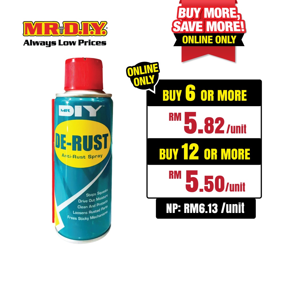 MR.DIY AntiRust Lubricant Spray (333ml) Shopee Malaysia