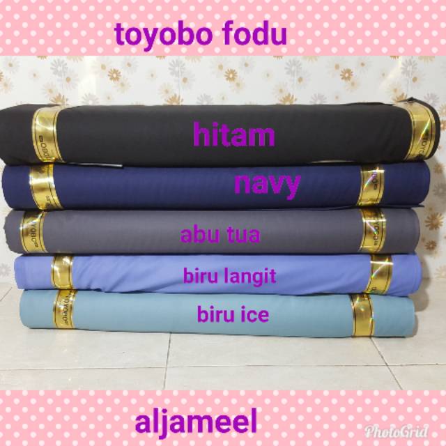 Toyobo Fodu Cotton Fabric 36 Colors Shopee Malaysia