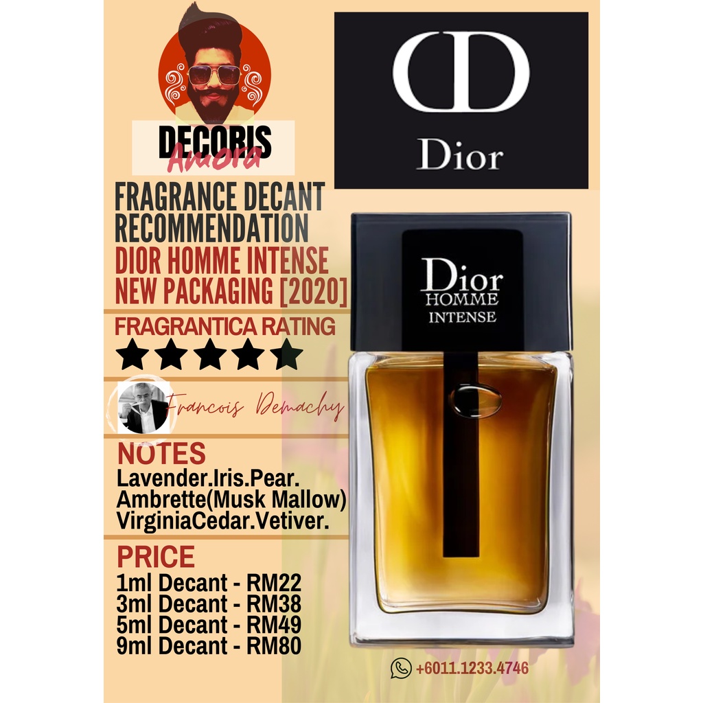 dior homme intense edp fragrantica