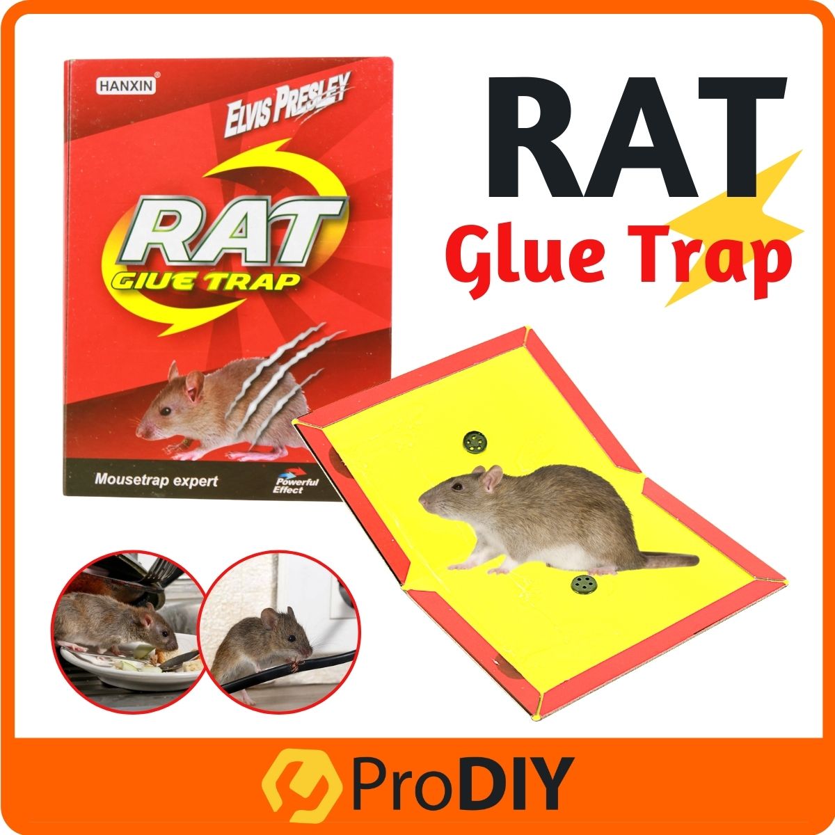 1PCS HX-6009 Mouse Catcher Trap Super Glue Rat Bugs Safe Trapper Rat Glue Board
