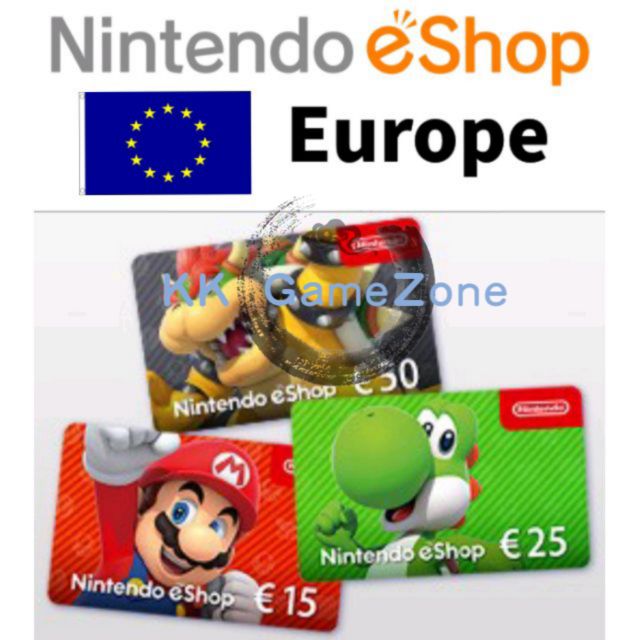 nintendo 15 euro card