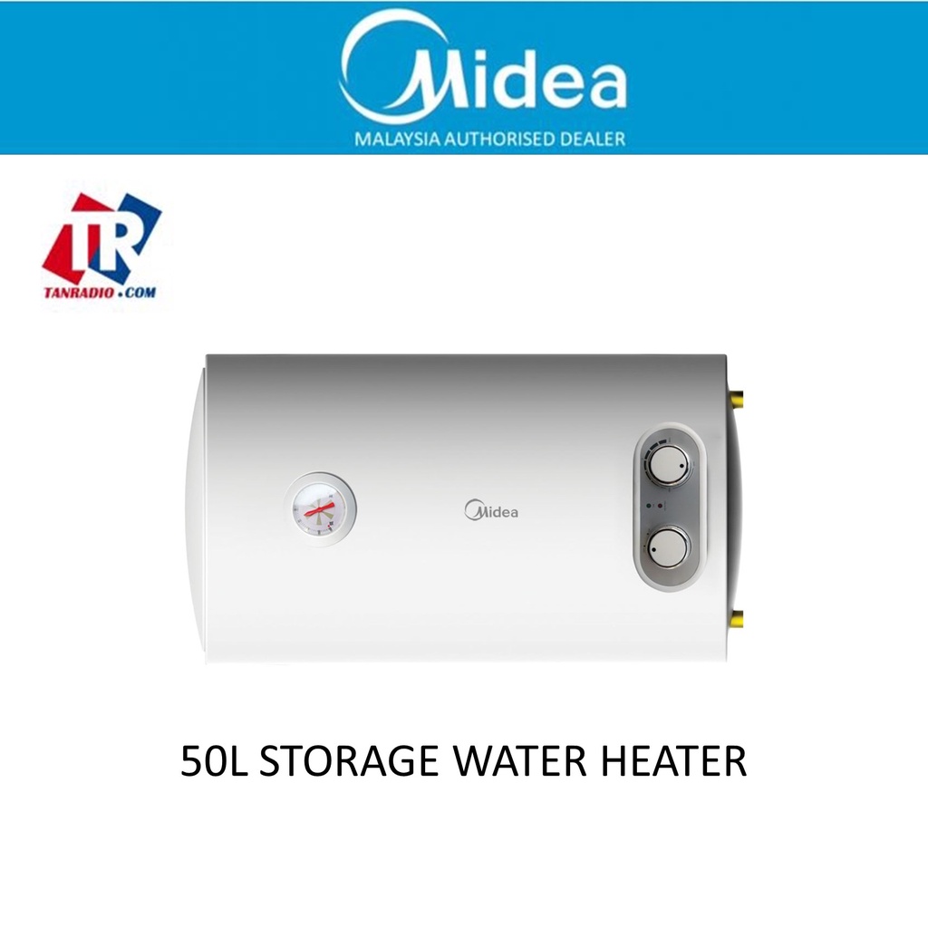 Midea Tank Water Heater Storage (50 L) MSH50VH Shopee Malaysia