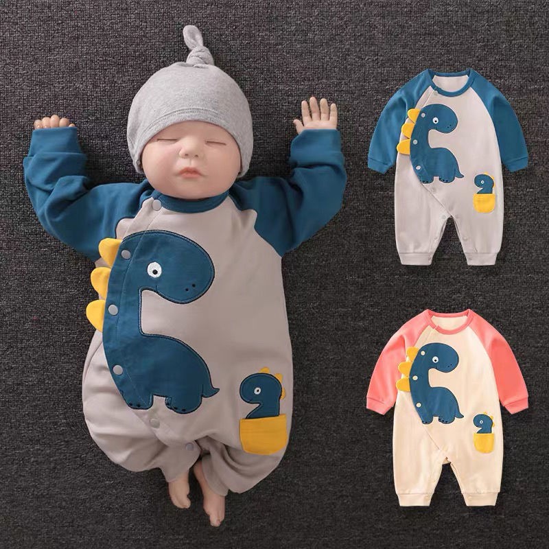 Baby One Piece Suits Male Baby Romper Newborn Pajamas Female Baby Clot婴儿连体衣装 男宝宝哈衣新生儿睡衣女婴儿衣服2 8 18月外出服3 29