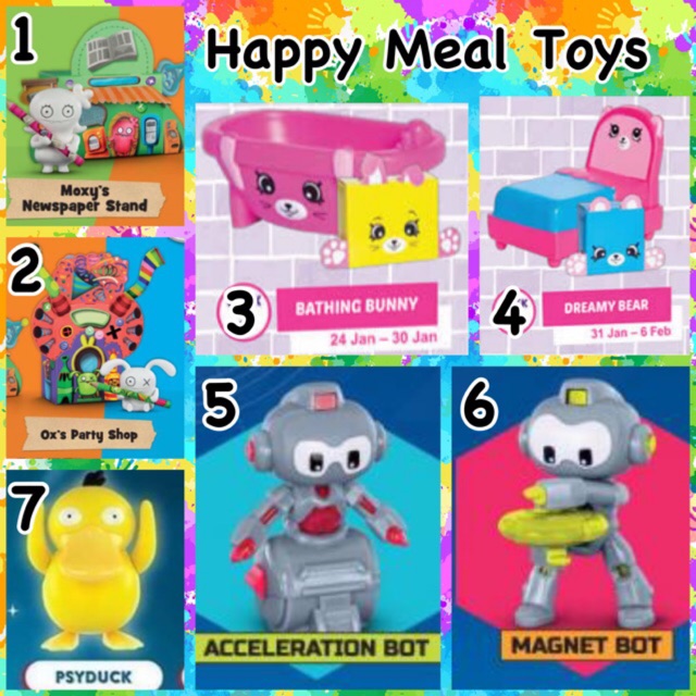 happy meal ugly dolls