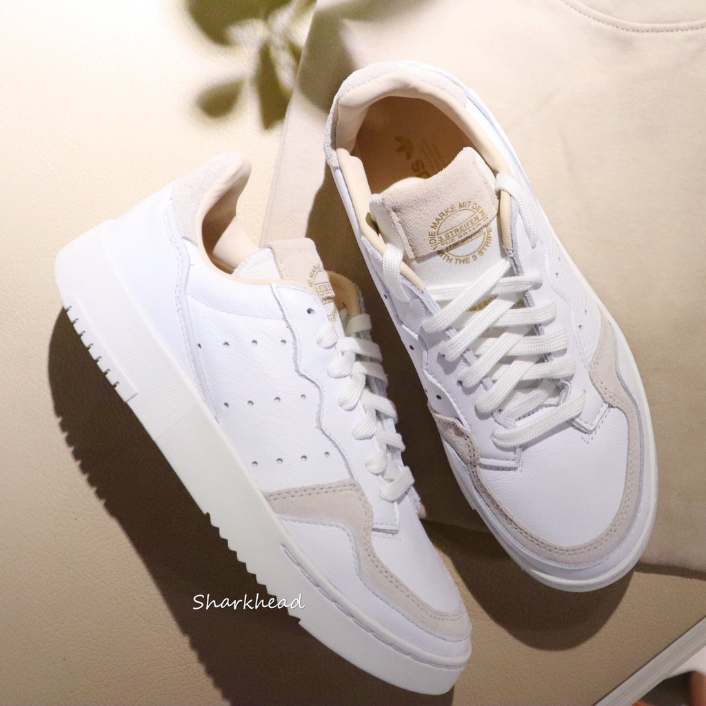 adidas white cream