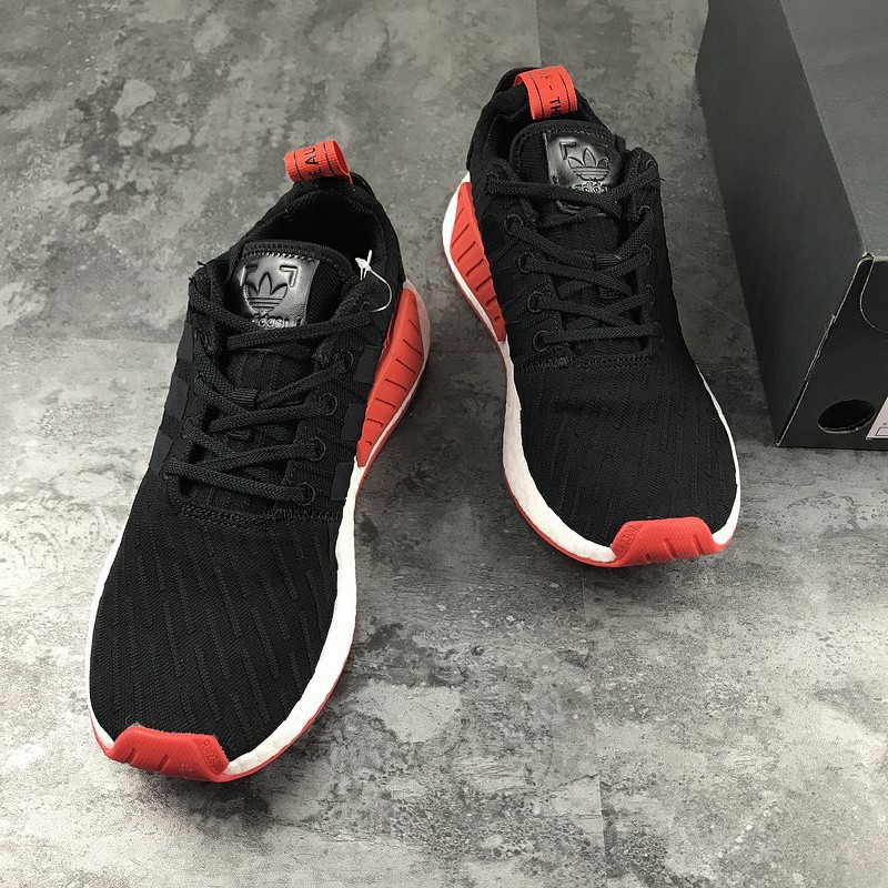 nmd r2 pk white red