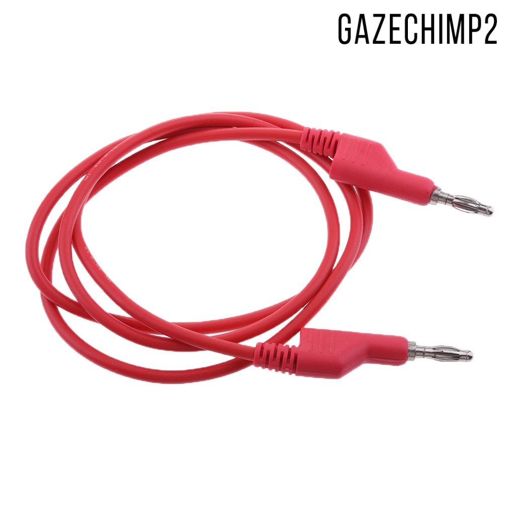 [GAZECHIMP2] Stackable DoubleEnded 4MM Banana Plug Test Leads Use for