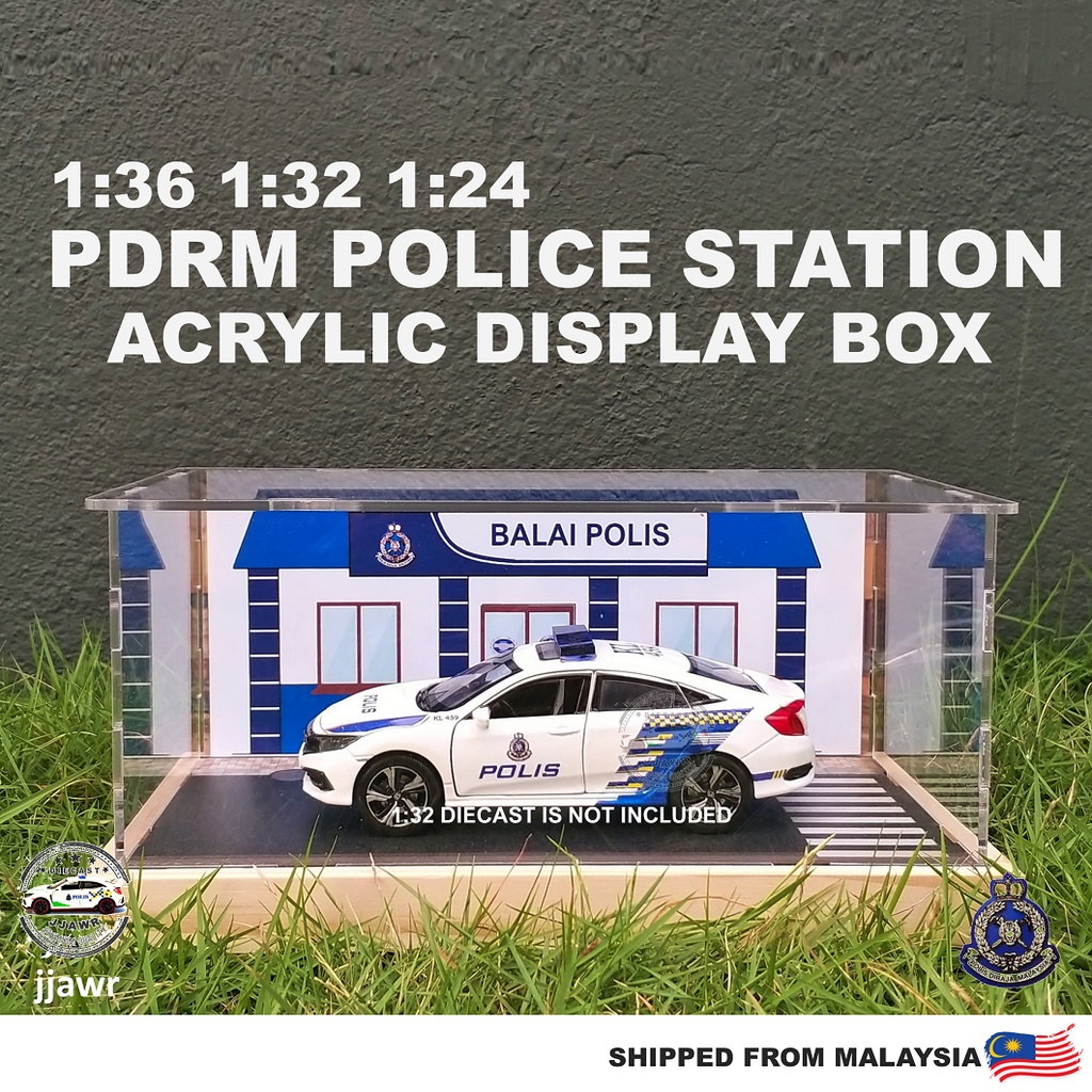 1:36 1:32 1:24 PDRM Police Station Balai Polis Diraja Malaysia Model ...