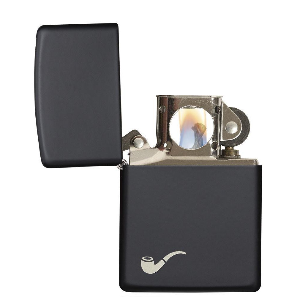 Zippo Pipe Black Matte 218PL Shopee Malaysia