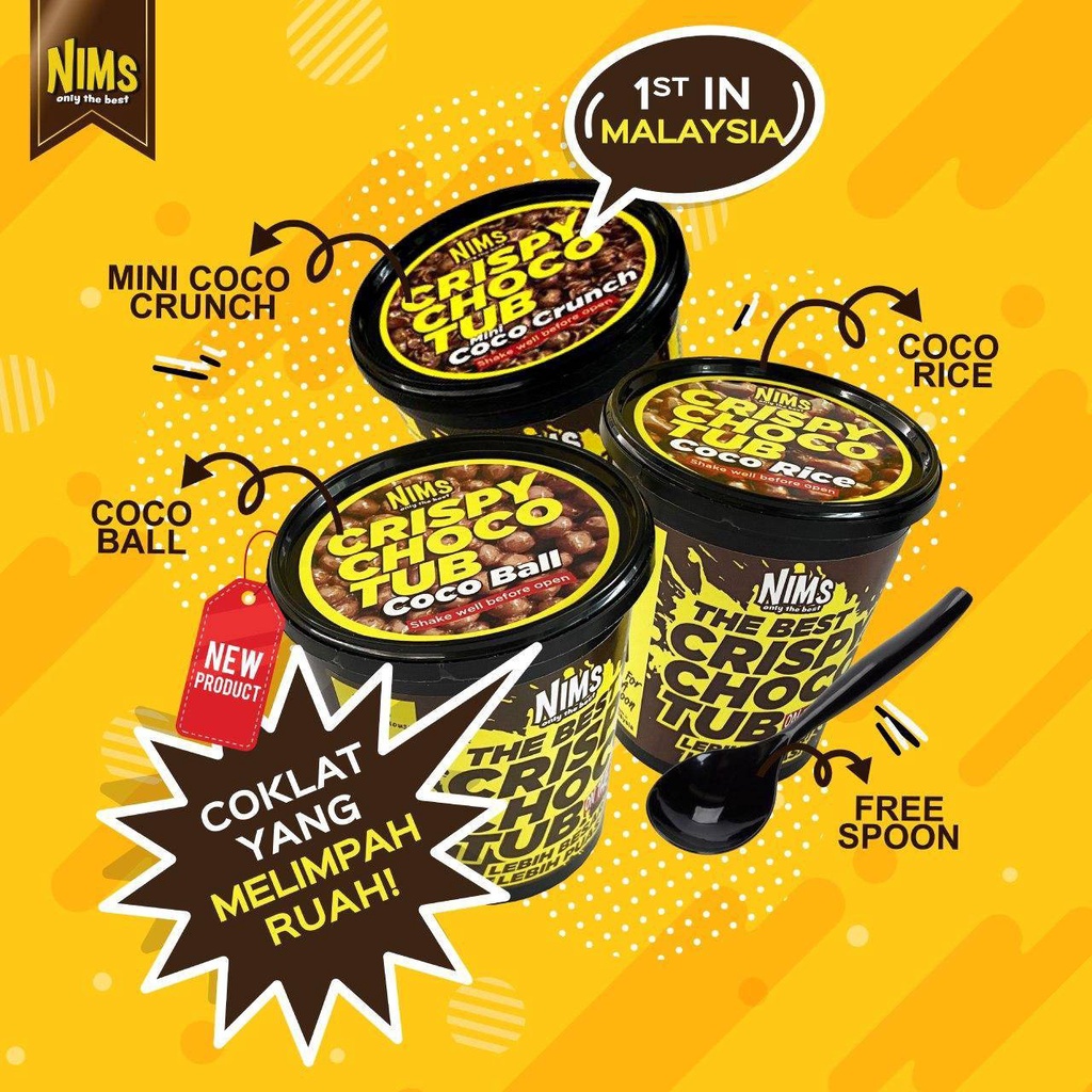 Choco Crispy by Nims Choco tub Chocojar viral chocotub chocolate ...