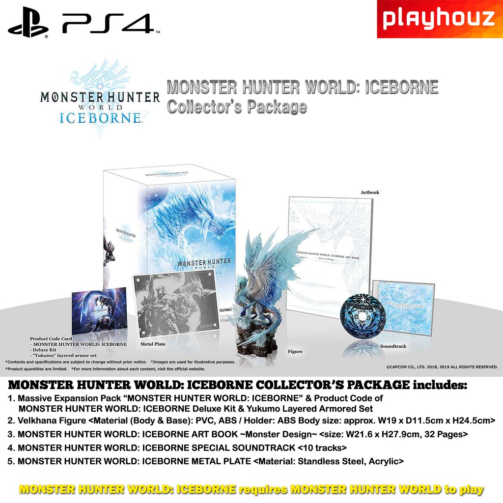 Ps4 Monster Hunter World Iceborne Collector S Package R3 Eng Chi Shopee Malaysia