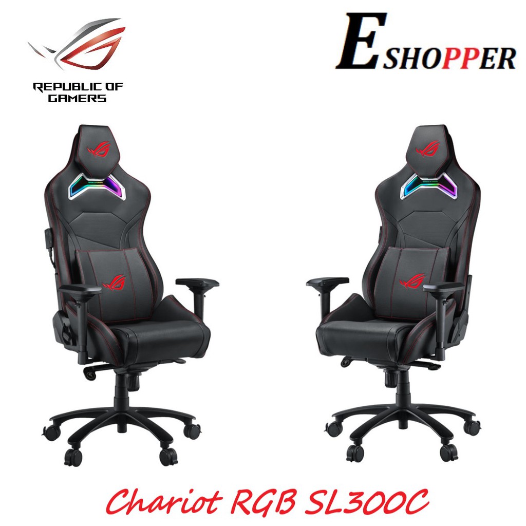asus rog chariot rgb gaming chair sl300c