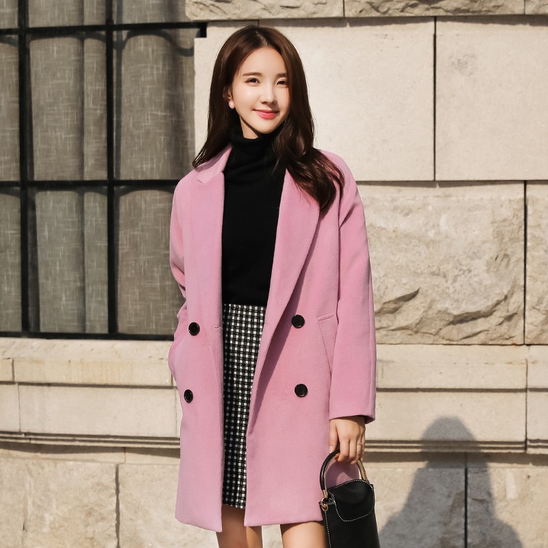 long casual coat women's