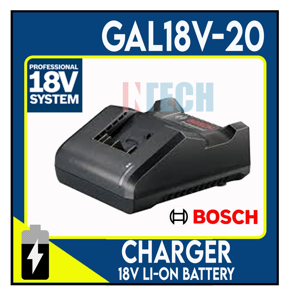 BOSCH CHARGER GAL18V-20 / GAL18V20 14.4V - 18V (TO REPLACE AL1814CV ...