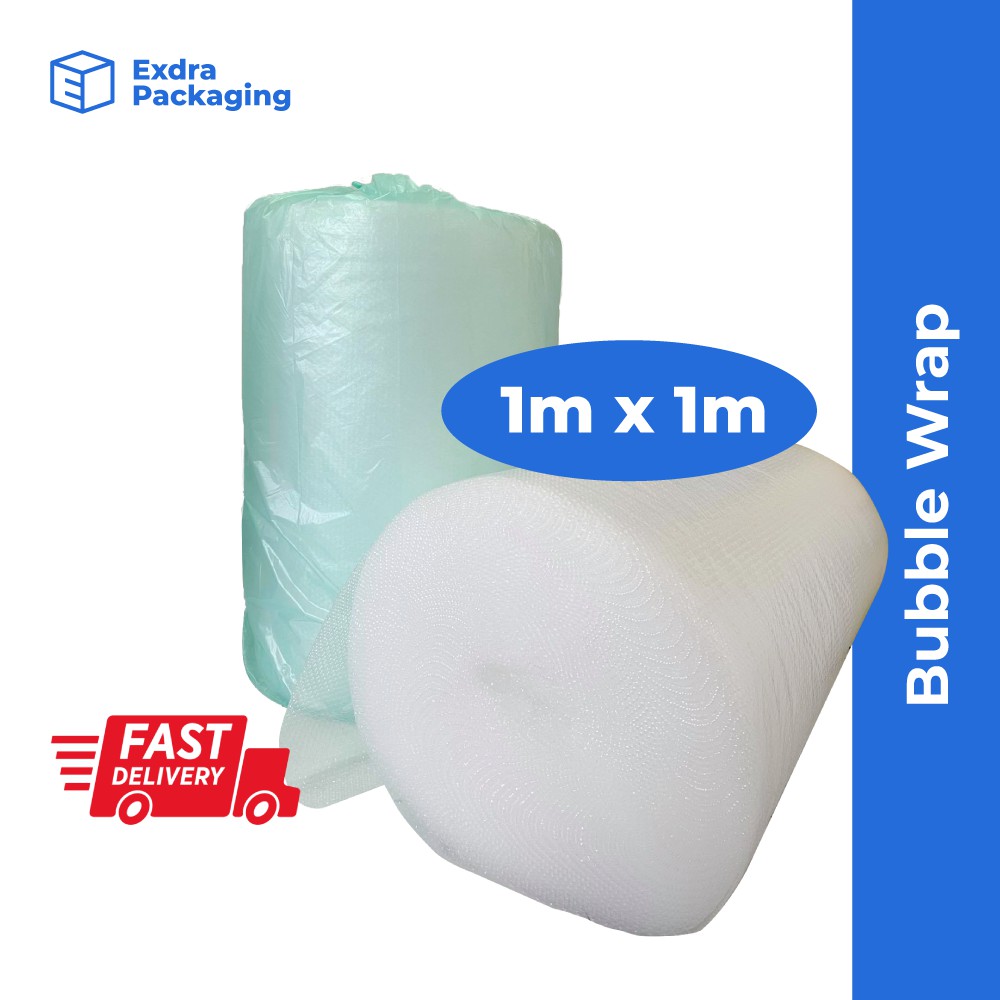 Bubble Wrap 1m x 1m Single Layer / Double Layer Shopee Malaysia