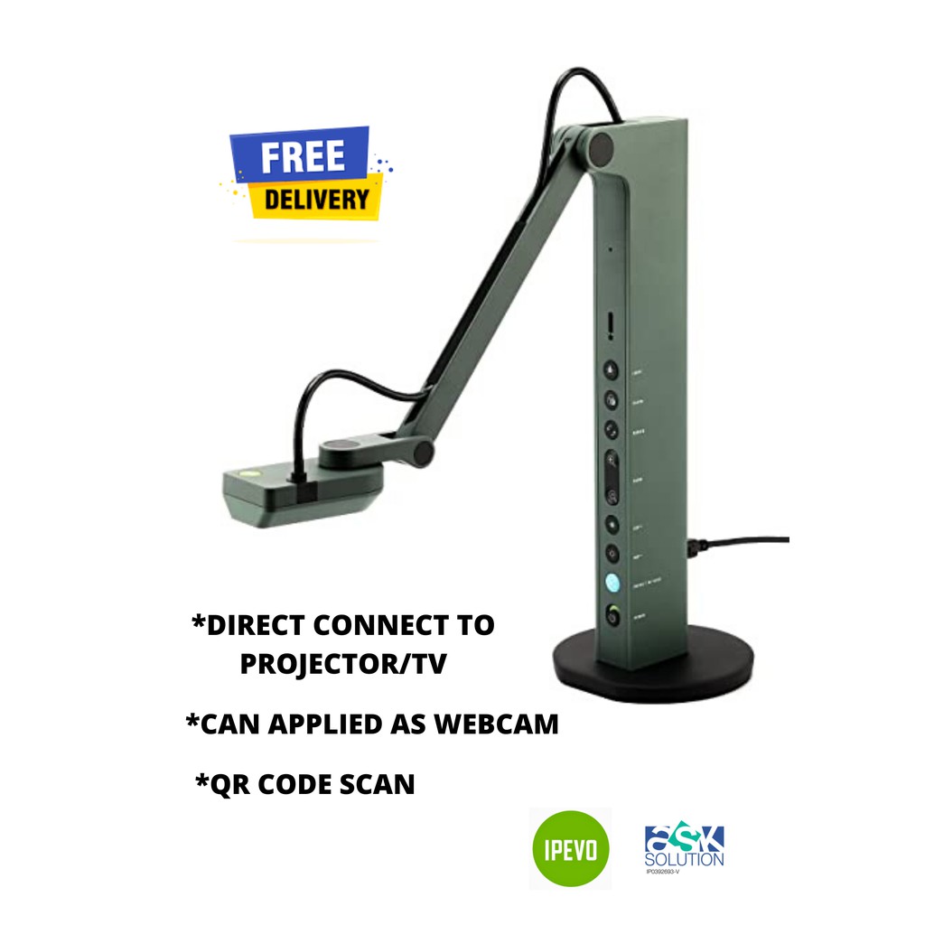 Ready Stock Ipevo Vz R Hdmi Usb Mode 8mp Visualiser Visualizer Document Camera Shopee Malaysia