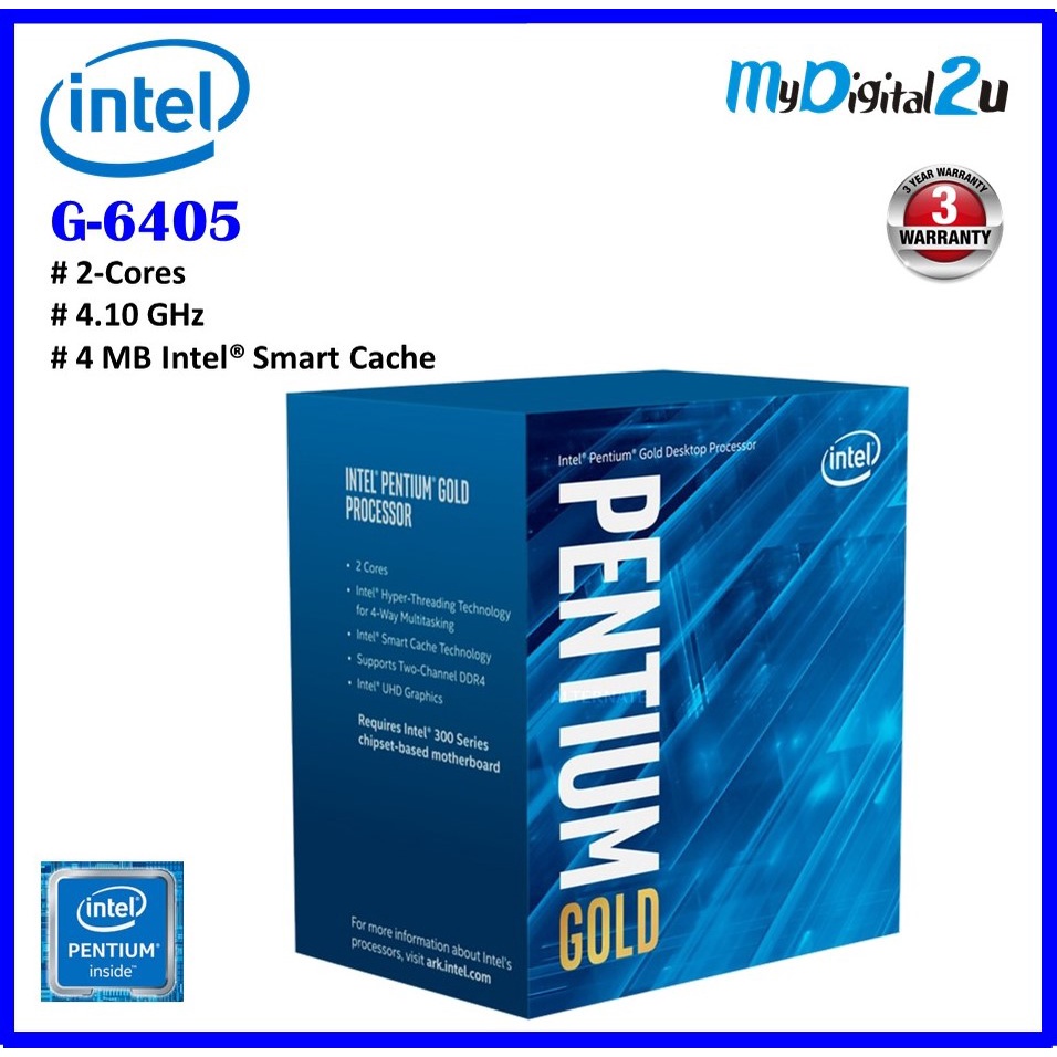 Intel Pentium Gold G6405 LGA1200 Processor | Shopee Malaysia