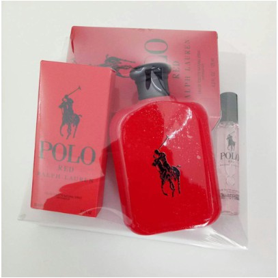 polo pink perfume gift set