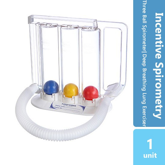 Respiprogram Incentive Spirometer/ Three Ball Spirometer Deep