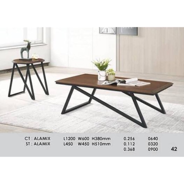 Set Of Coffee Table Side Table Scandinavian Modern Style Furniture Direct Malaysia Shopee Malaysia