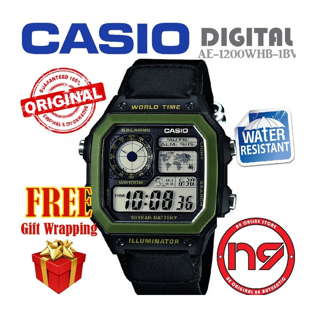 casio illuminator size