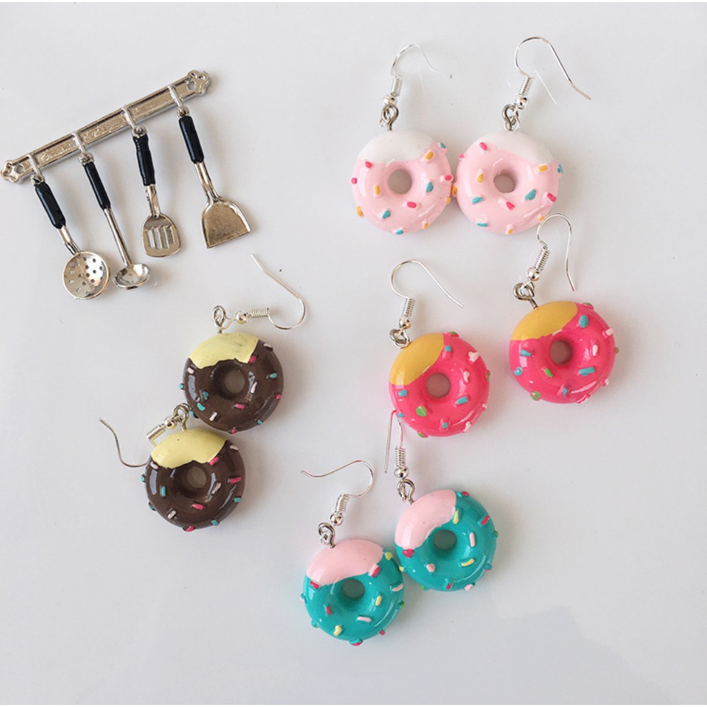 Cute Lovely Donut Earrings