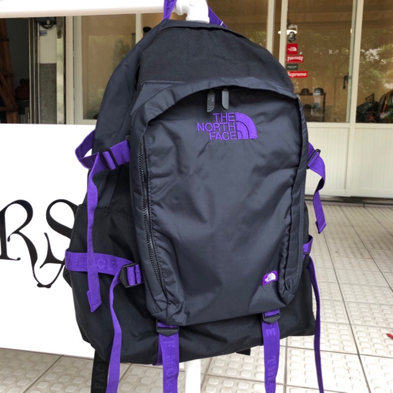 the north face backpack purple
