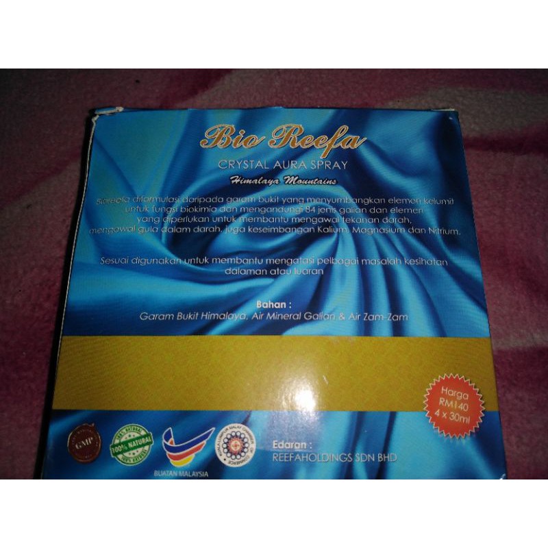 Buy Garam Bukit + Air Zam2 Bio Reefa Spray 1 botol (30ml) penawar 