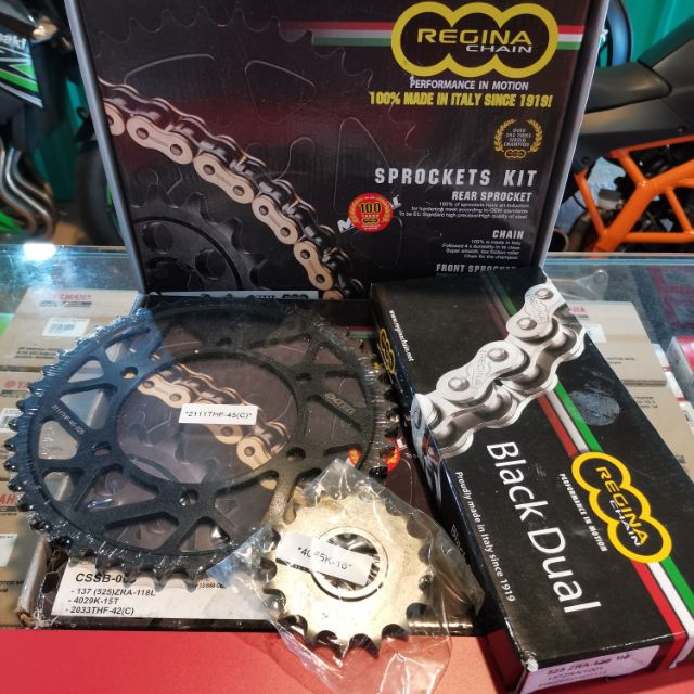 REGINA CHAIN & SPROCKET SET MT09 MT09 TRACER '1318' SP Shopee