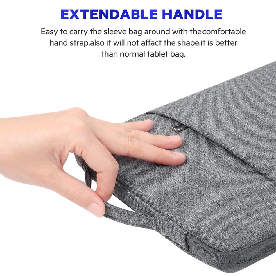 Daily Trendy Handbag Case iPad 2021 9th Air 5 4 10.9 10.2 Air3 10.5 Pro 11 2020 Tablet Pouch Zipper Multi Pockets Sle... - Image 2