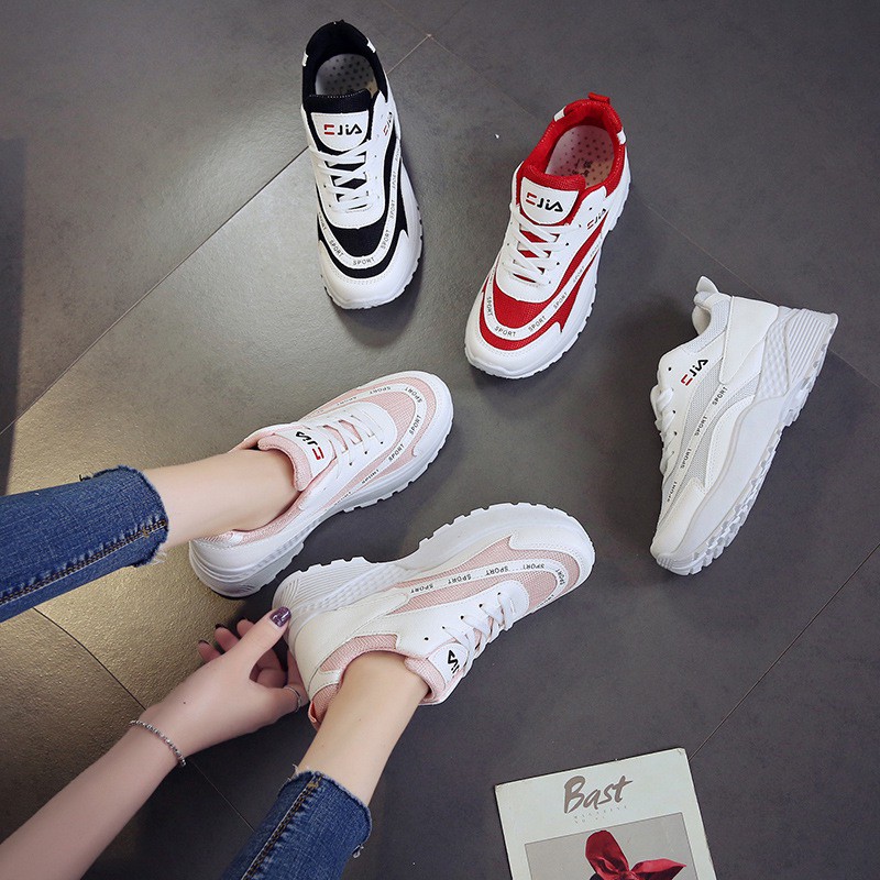 Labo Sneaker Hot Selling Kasut Tapak Tebal Sukan Jogging Lelaki Perempuan Shopee Malaysia