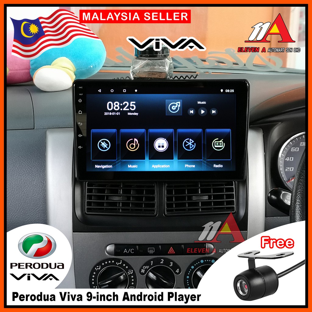 Perodua Viva T3 Allwinner Quad Core 9