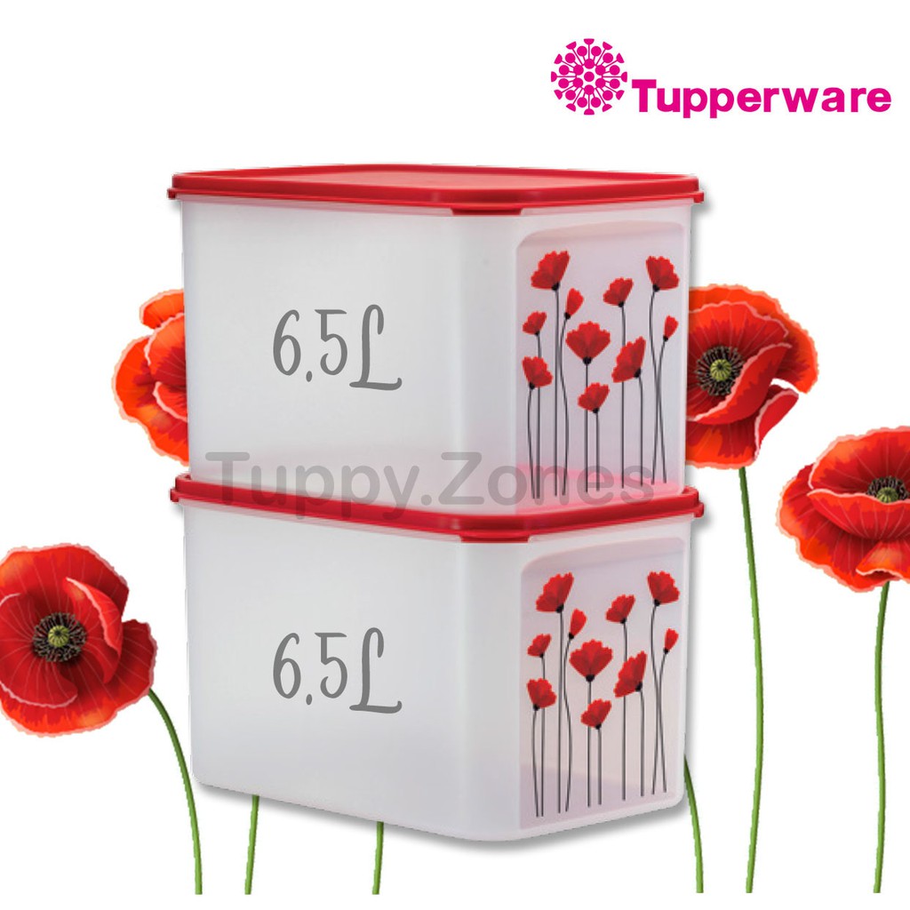 Tupperware Red Poppy ModularMates 6.5L (1Pcs)