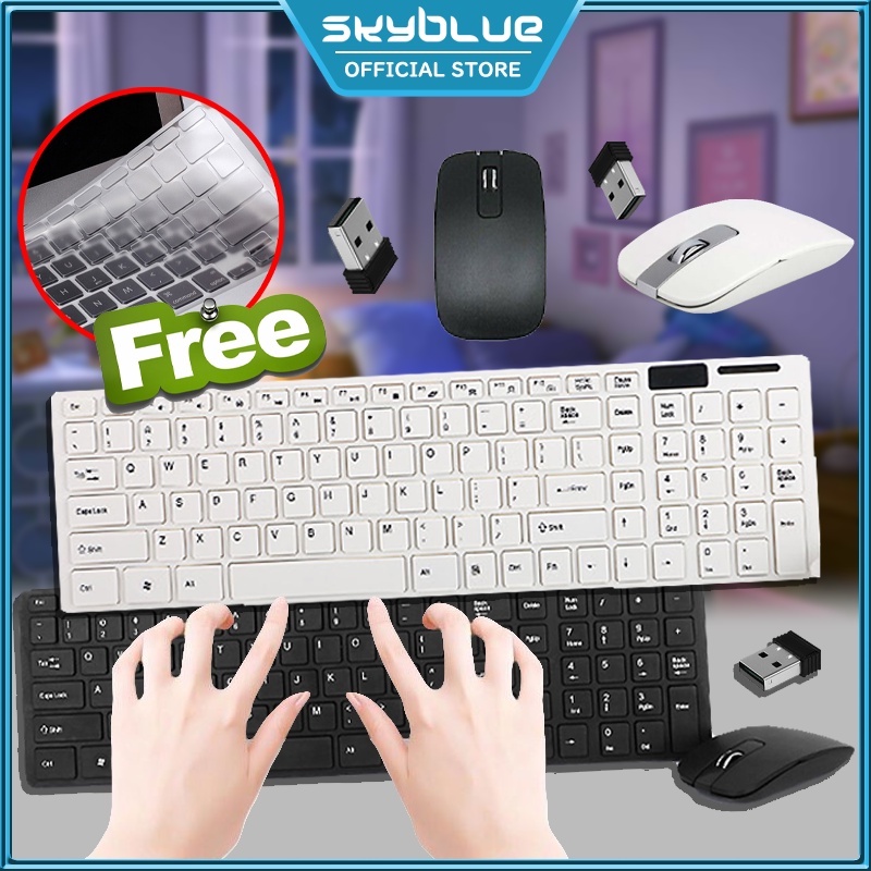 K06 USB Universal Wireless Keyboard and Mouse I Portable Slim Light