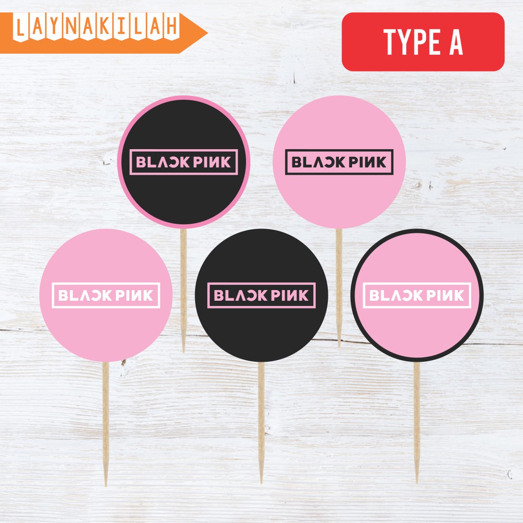 buy 10pcs blackpink kpop cupcake topper cake decoration for birthday party girl princess seetracker malaysia