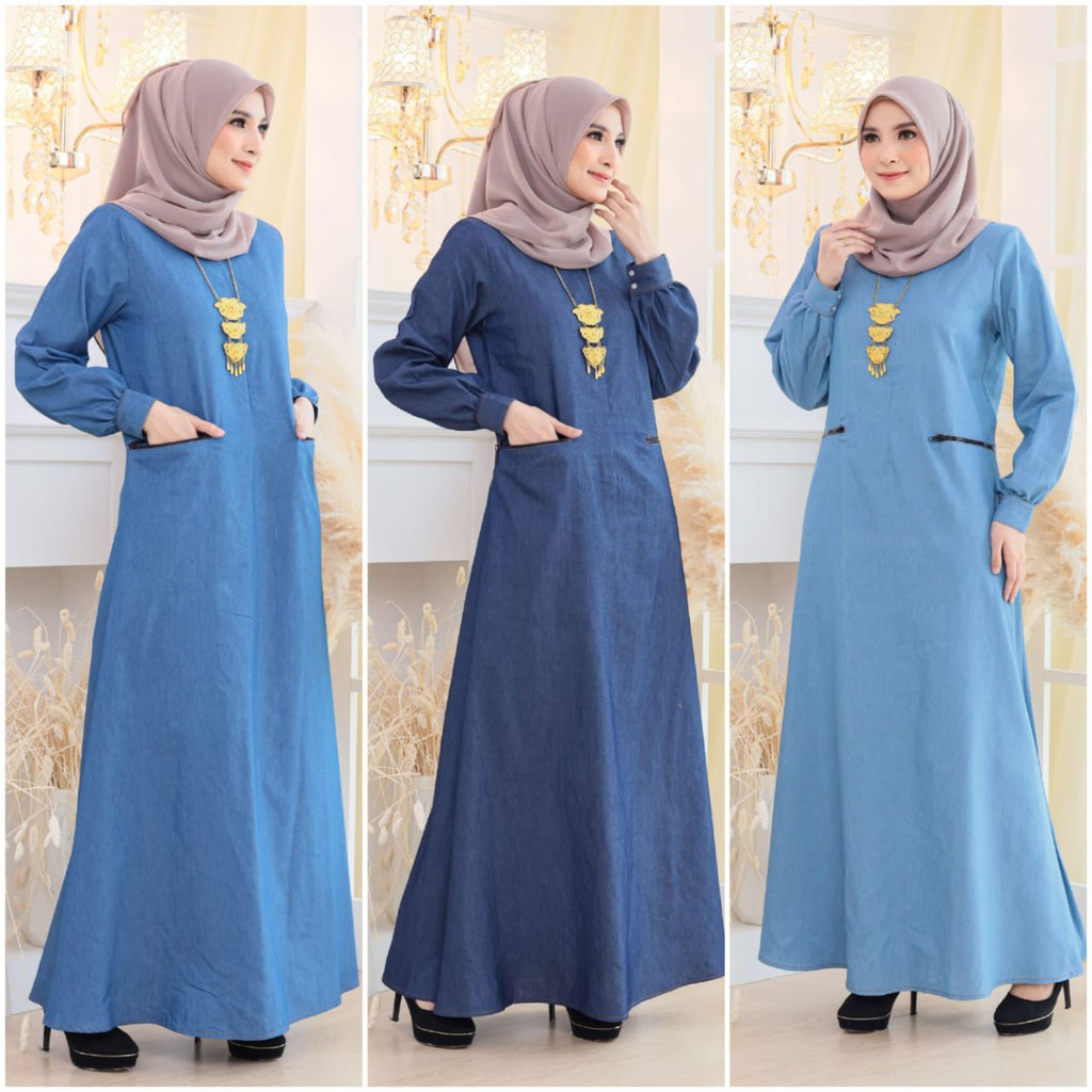 jubah denim