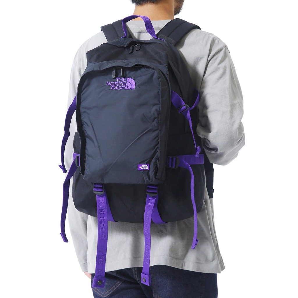 the north face backpack purple