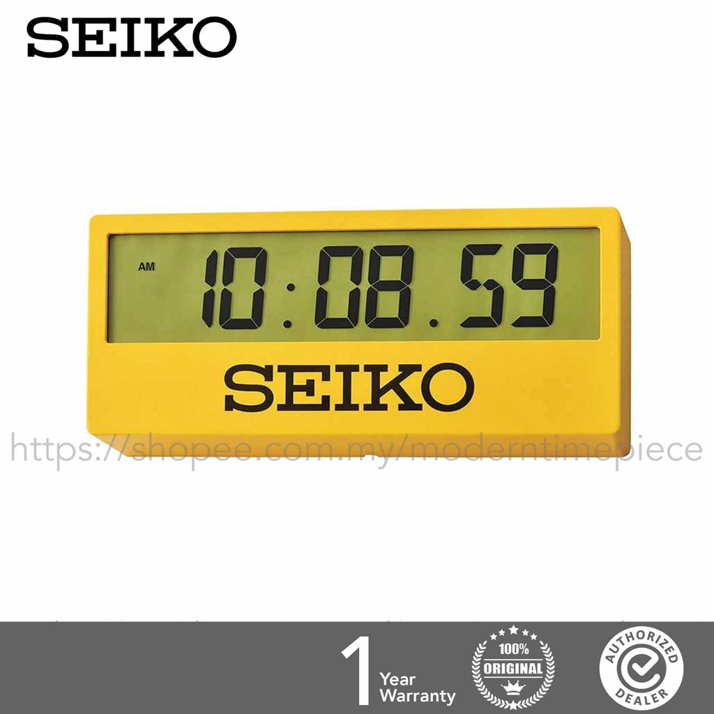 ORIGINAL SEIKO Digital Clock QHL073 #Multi-use: Wall mounted or Stand#Jam  Digital | Shopee Malaysia